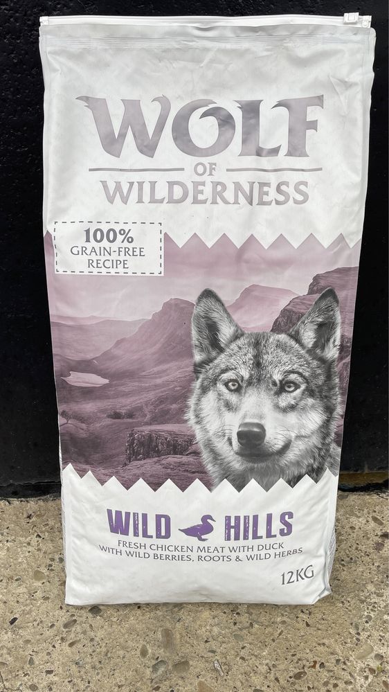 Корм для собак Wolf of Wilderness Wild Hills-Sunny Glade-Green Fields