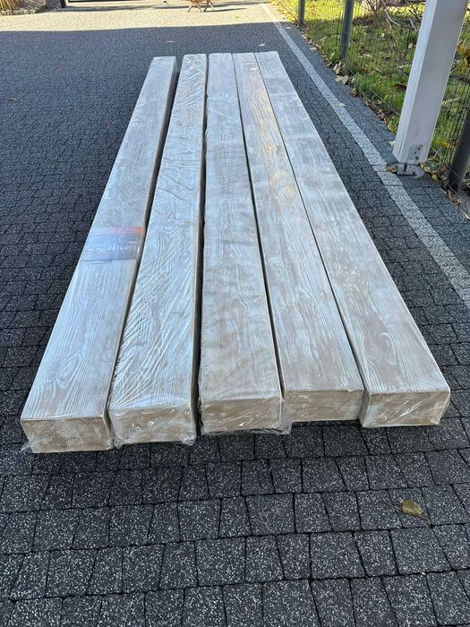 Belki sufitowe, imitacja 4 metry dekoracja sufit