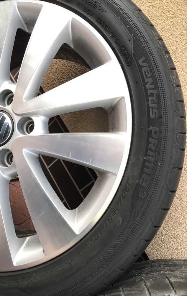 Оригінальні диски з резиною R17 5x112 Volkswagen Audi Skoda Seat