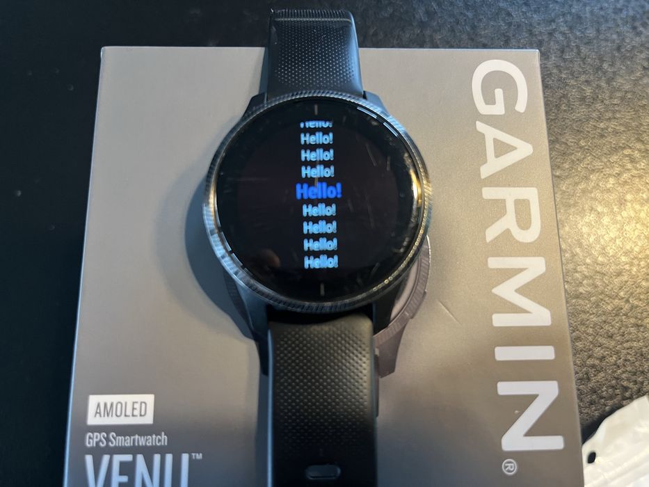 Garmin Venu - uszkodzona bateria