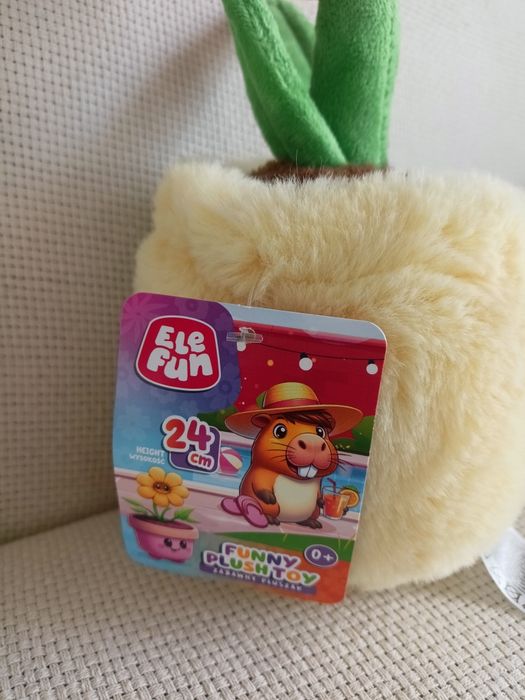 Nowy pluszak kwiat / tulipan w doniczce