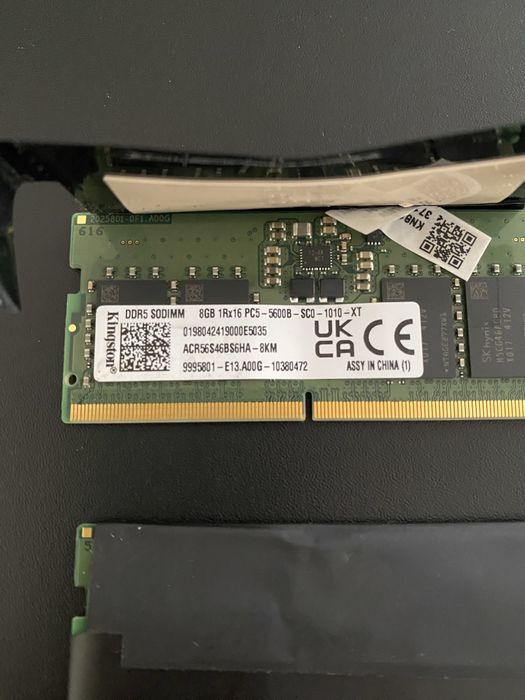 Kingstone SoDIMM DDR5 8Gb PC5-5600B-SC0-1010-XT (2x8=16gb)