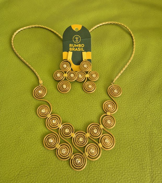 Biżuteria hand made z Brazylii nowa z metką