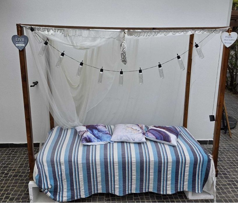 Cama de rua com dorcel e colchao