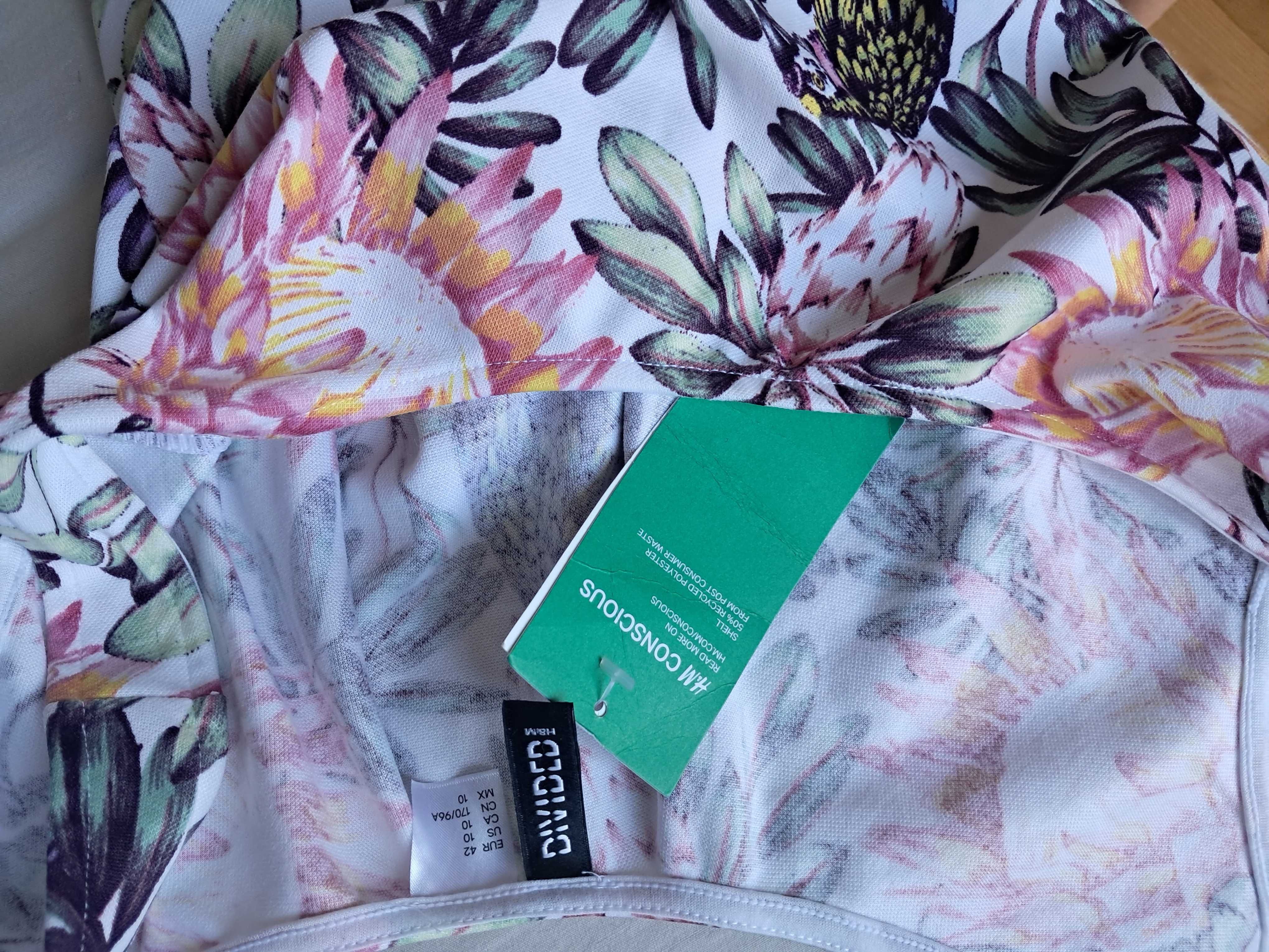 Sukienka letnia na ramiączka rozmiar 42 H&M
