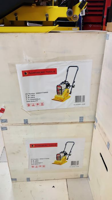 Placa vibratória a gasolina 192cc Nova