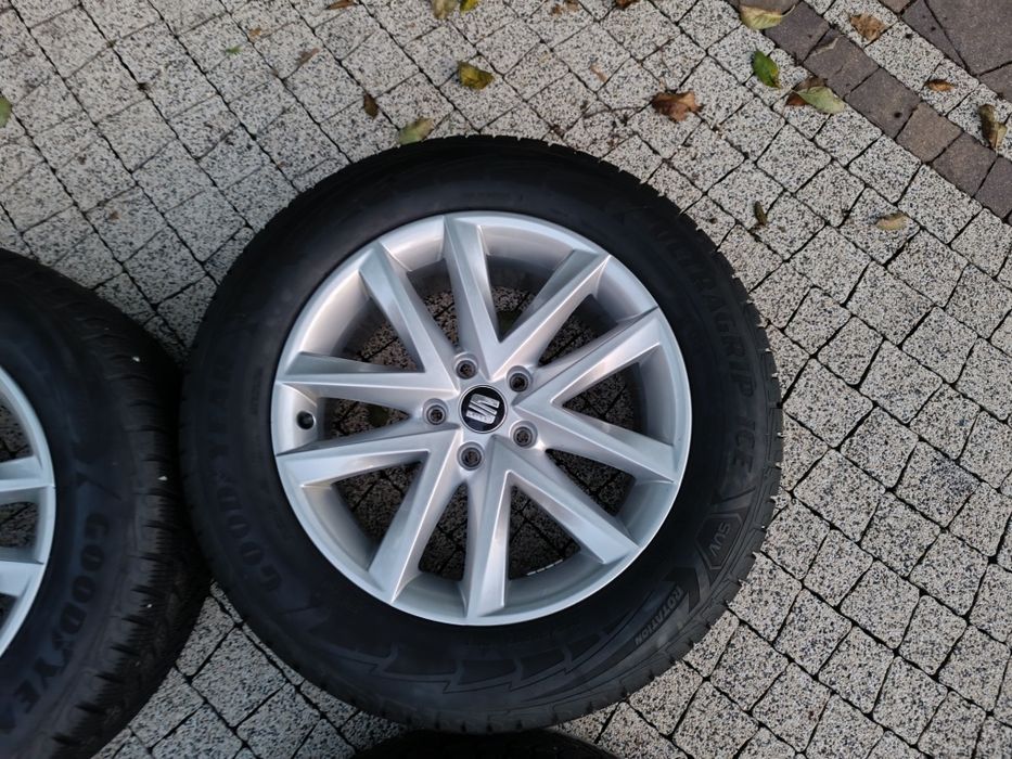 Piękne koła Seat Taracco 215/55 r7 zima!!!2022rok!!