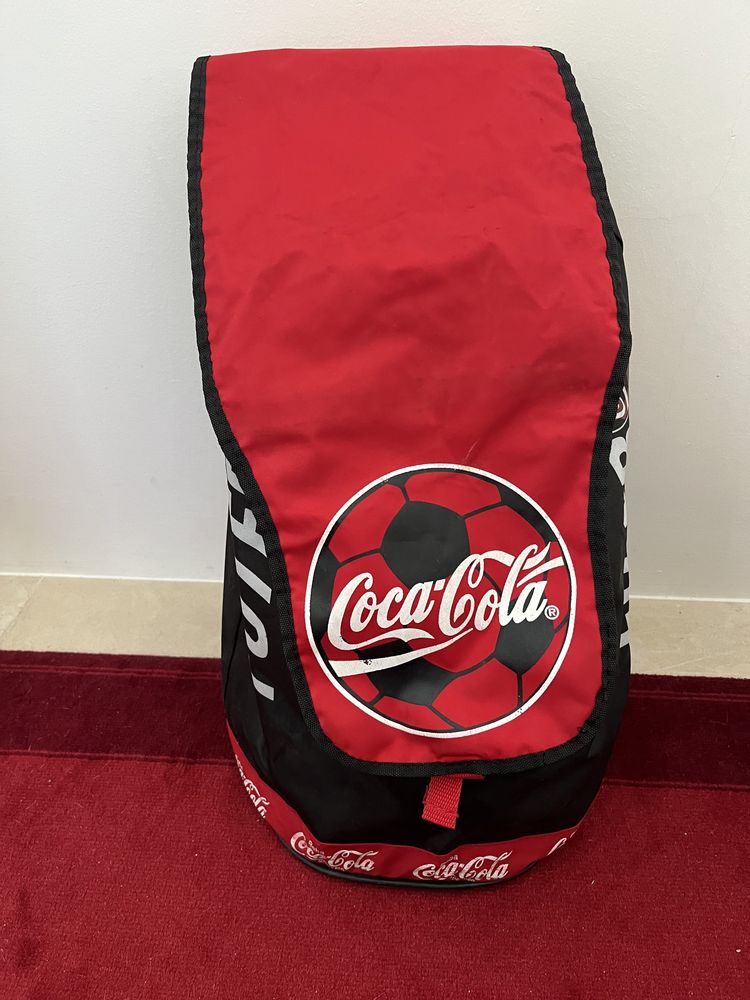 Mochila vintage Coca-Cola Futebol