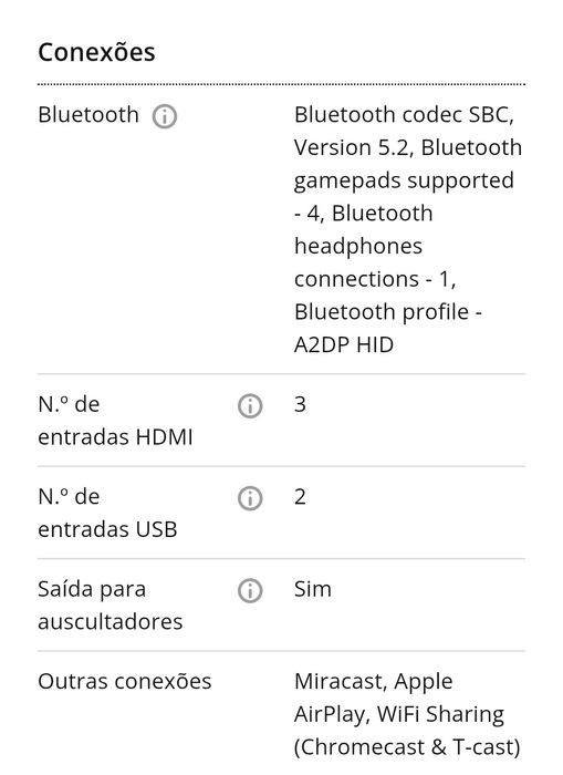 SMART TV LED TCL 65" Nova, com garantia