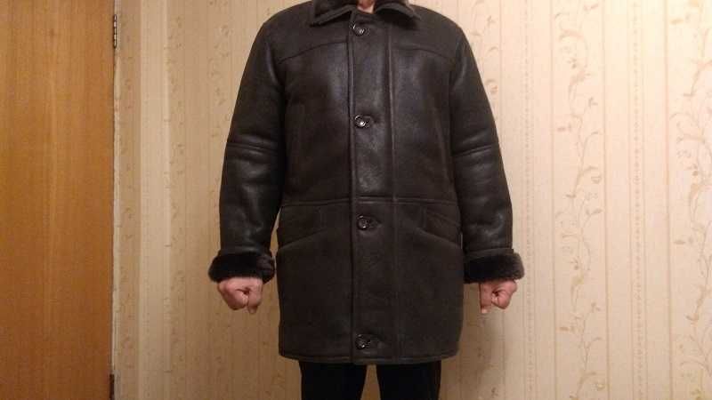 Дубленка НОВАЯ натуральна XXL бренд "R&B Leather" премиум качества.