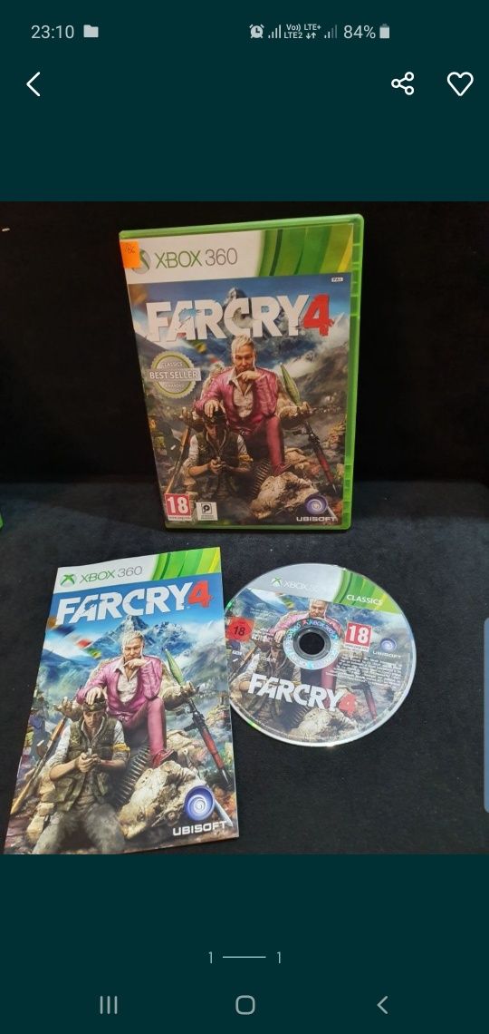 Gra gry xbox 360 farcry 4 far cry 4