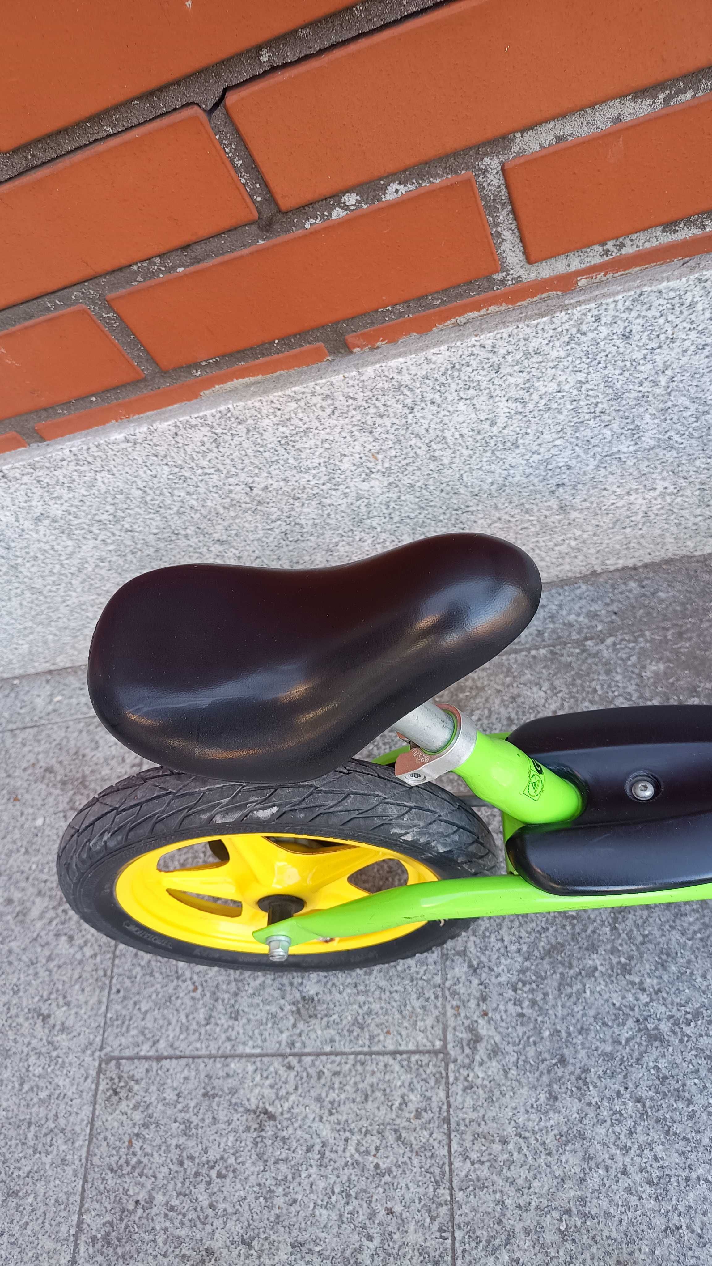 Rowerek biegowy rower PUKY LR 1L zielony z hamulcem i stópką