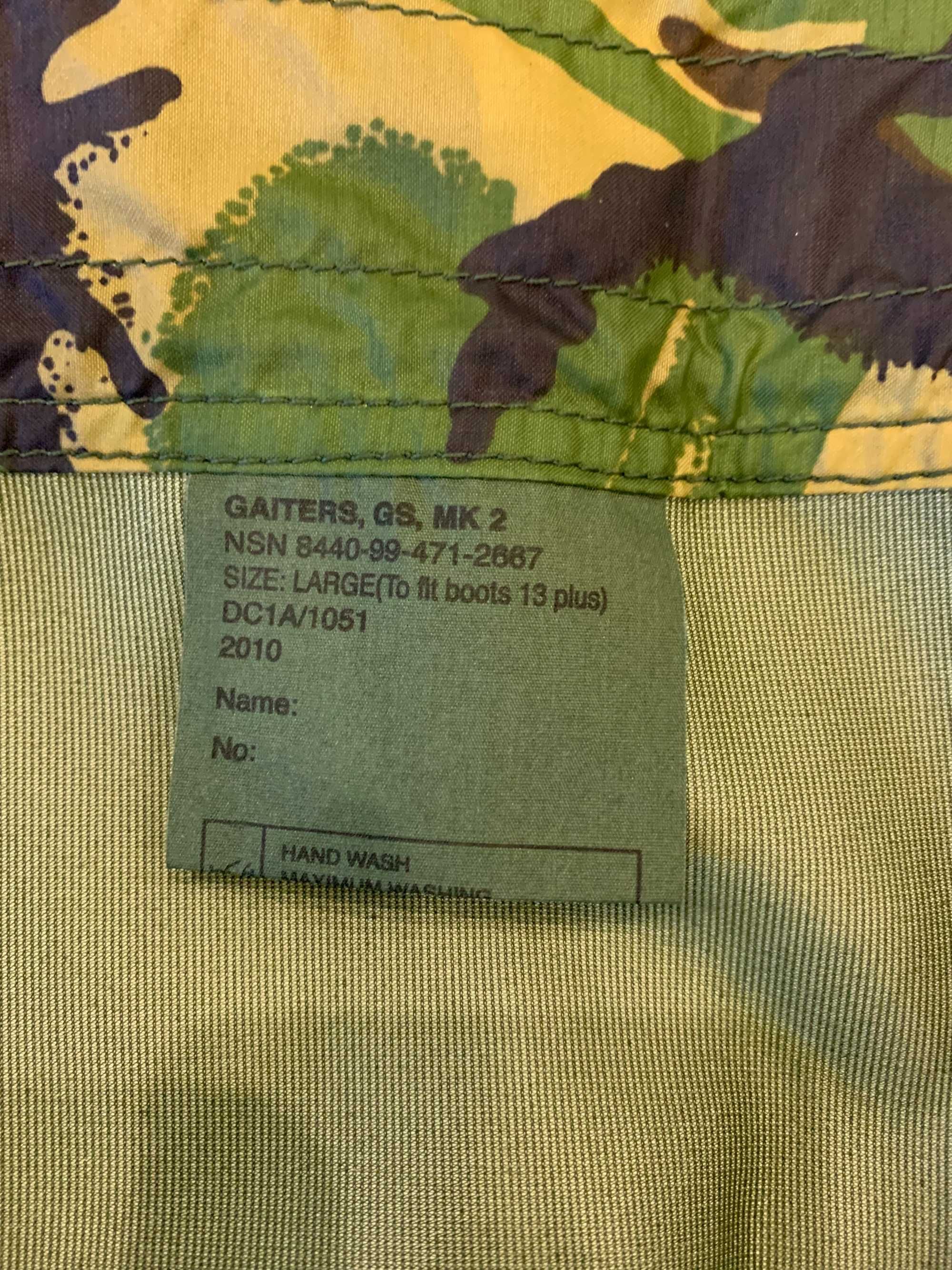 Гамаші Gore-Tex DPM Британія оригінал Б/у