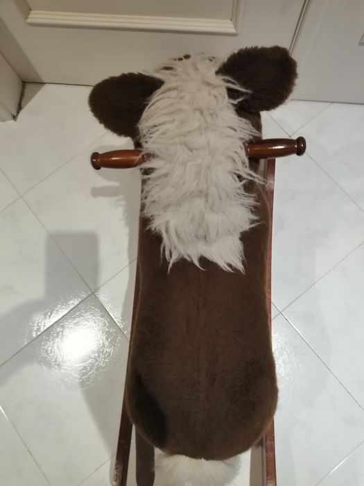 Burro de baloiço vintage marca saica