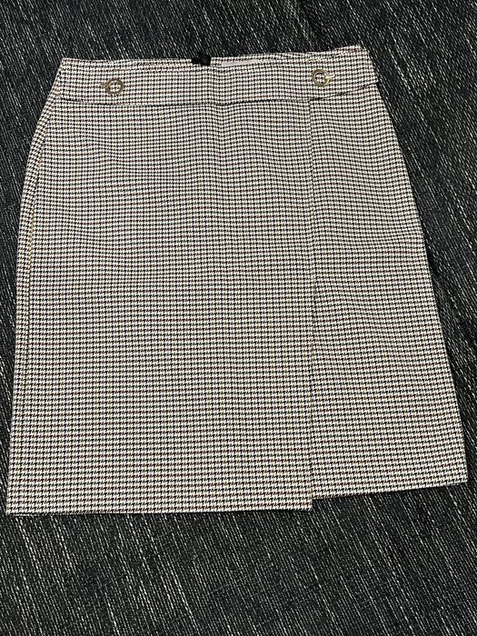 Юбка довжині міді (до колін/трішки може заходити)  в гусячу лапку