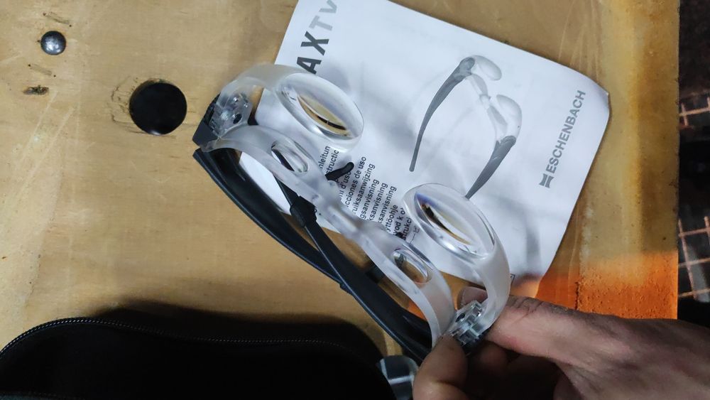 Eschenbach okulary powiększające niemieckie do TV dla osób starszych
