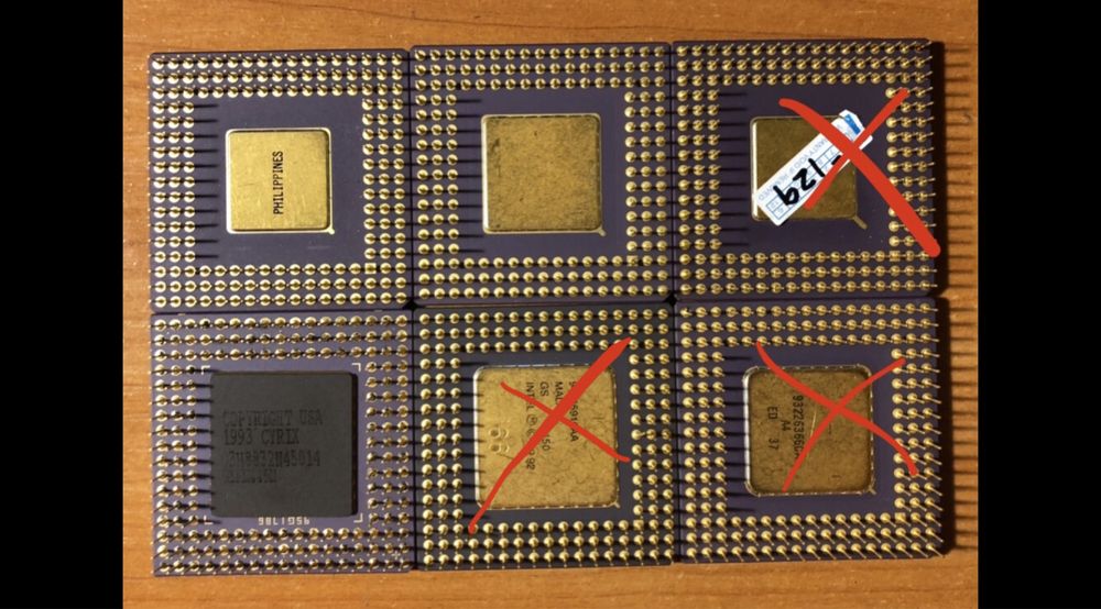 Процесори 486 , AMD, Cyrix, 3 шт різних
