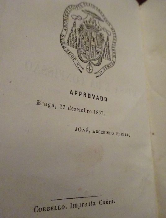 Livro da Missa e da Confissão 1857