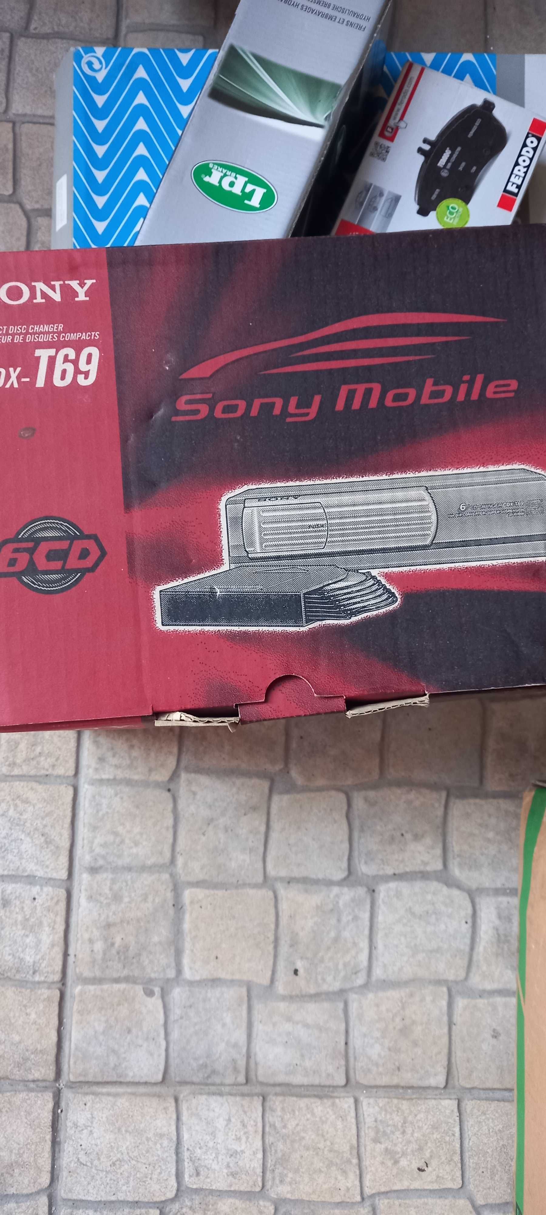 Caixa de cd's Sony nova