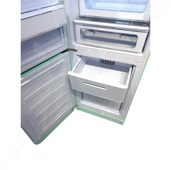 Холодильник SMEG FAB 32 LPG5 / бірюзовий, ретро дизайн, бу, Італія