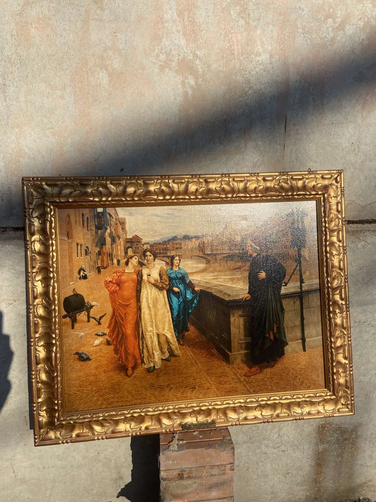 Картина. Картина художника Henry Holiday Dante E. Beatrice 1883