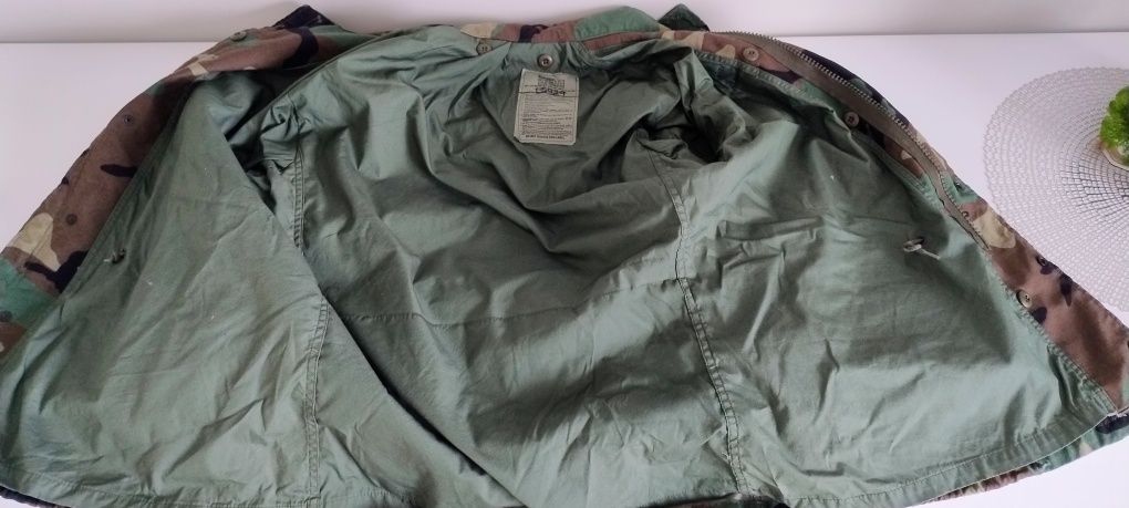 Продам контрактну куртку армії США M-65, камуфляж Woodland