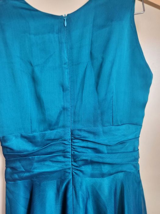 sukienka turkus ciemna zieleń na wesele, bal B. Cupriak r. 36