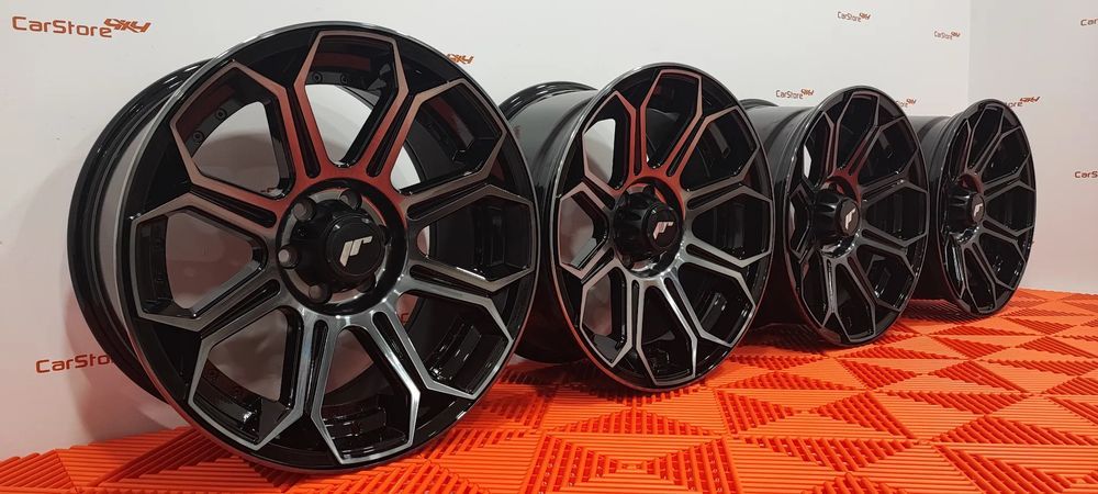 Jante Japan Racing JRX11 18x9 ET25 6x139.7 / 6x114.3 Black Machined w/