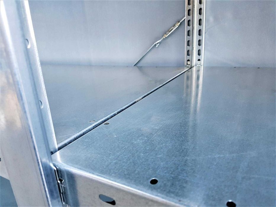 Regał Magazynowy 64x185x400/12p Metalowy Ocynk Garaż Piwnica Warsztat