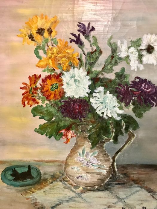 Obraz olejny na płótnie, pół XX w.