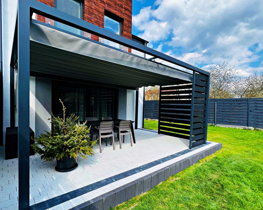 Pergole aluminiowe, ogrodowe zadaszenia tarasu, zabudowy altany, patio