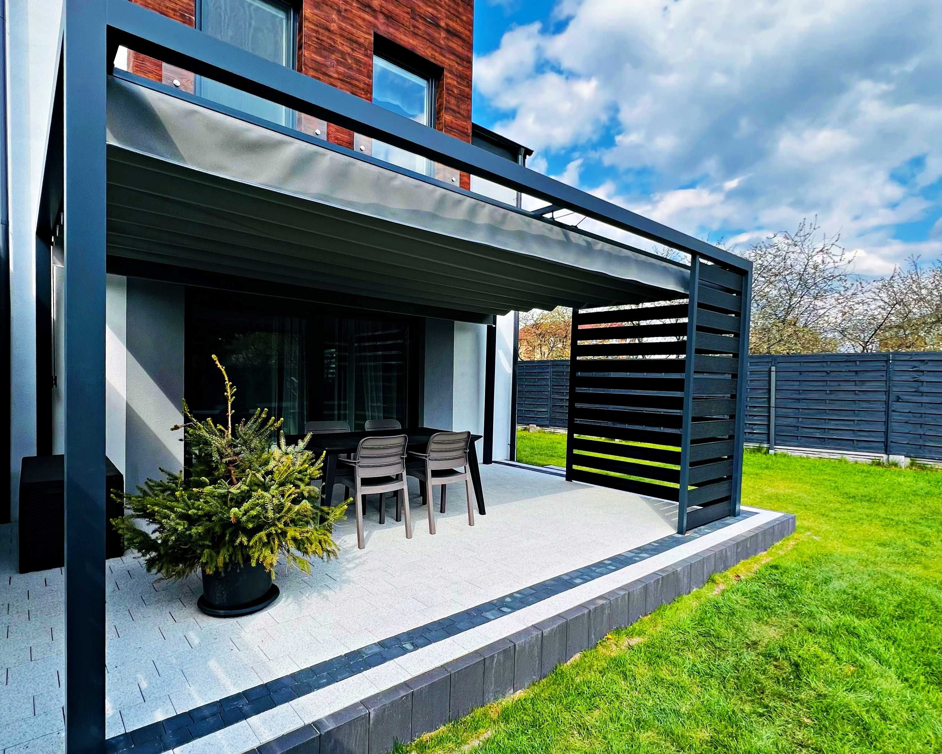Pergole aluminiowe, ogrodowe zadaszenia tarasu, zabudowy altany, patio