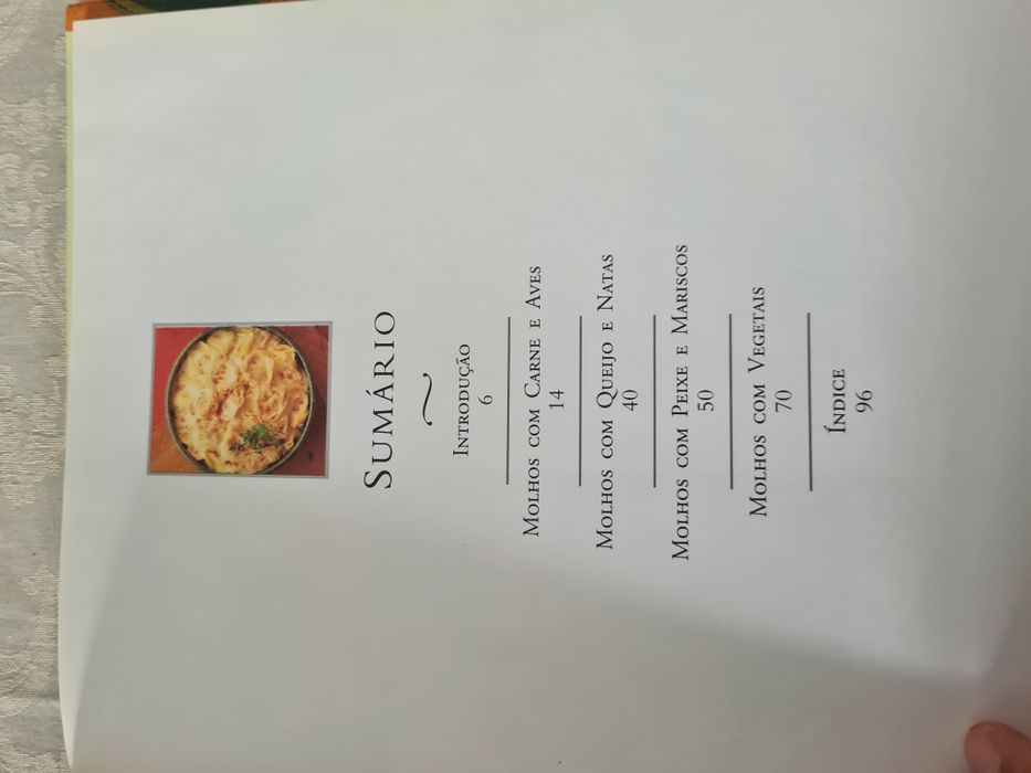 Livro Molhos deliciosos para massas
