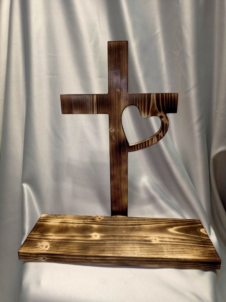 Krzyż baza podstawa kompozycja nagrobna stroik
