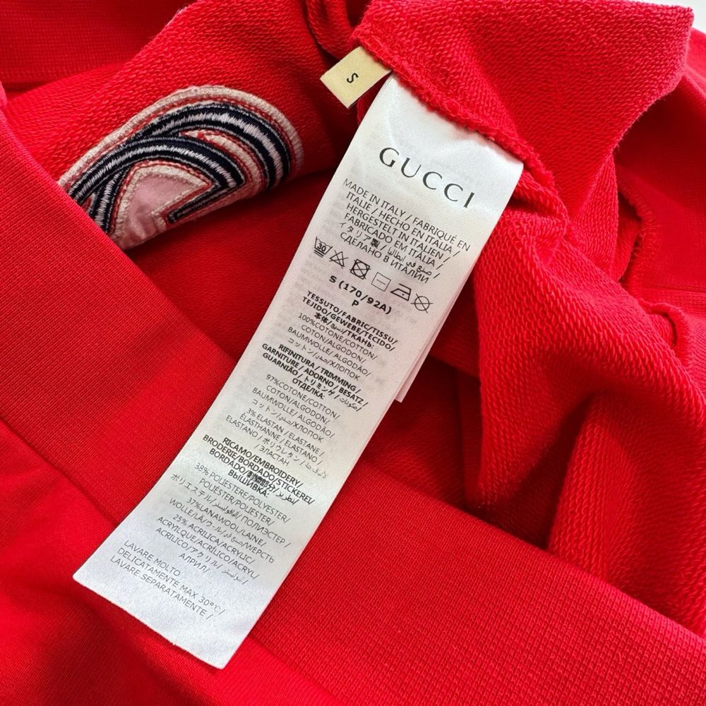 Czerwona bluza gucci premium uniseks