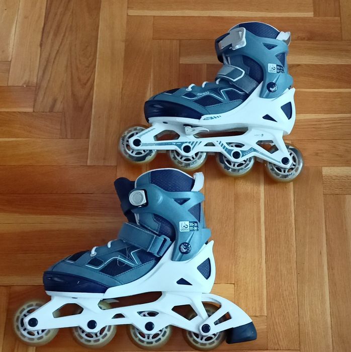 Rolki dziecięce Oxelo regulowane r. 35-38