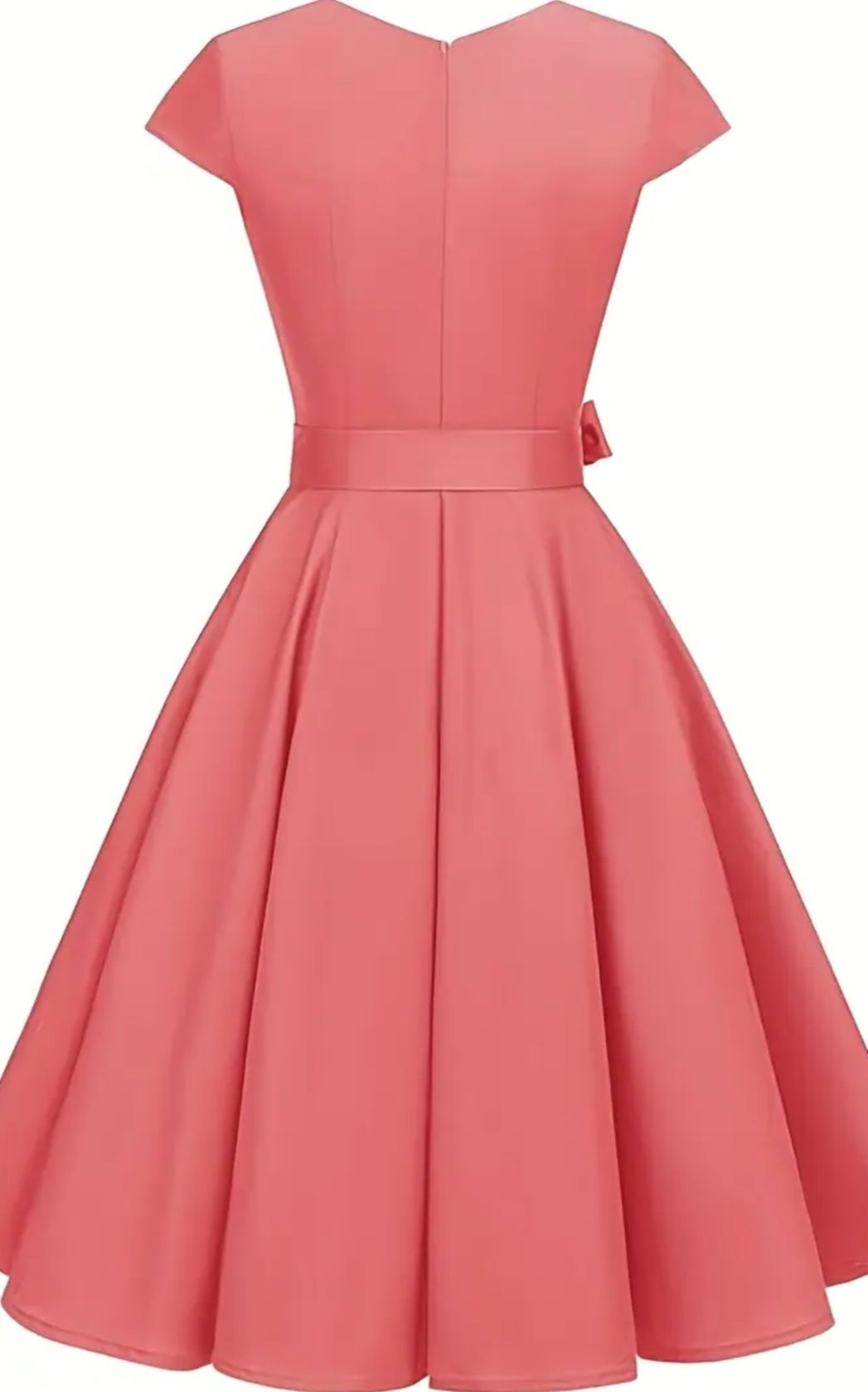 Sukienka w stylu retro lata 50 Pin-Up bawełna XL