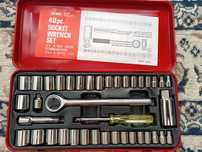 Conjunto chaves roquete kit completo 40 peças novo em caixa original