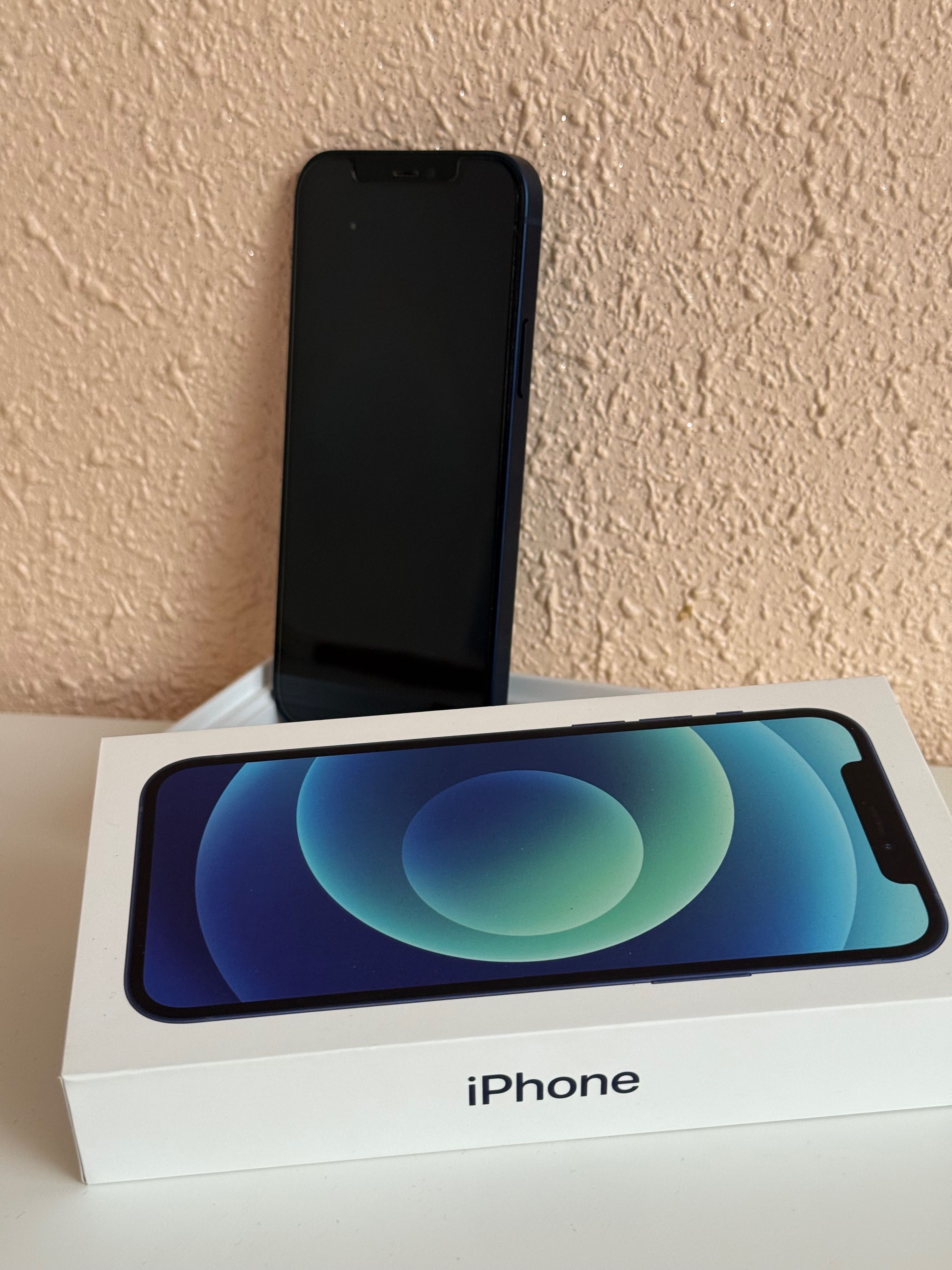 IPhone 12, 64 GB, granatowy