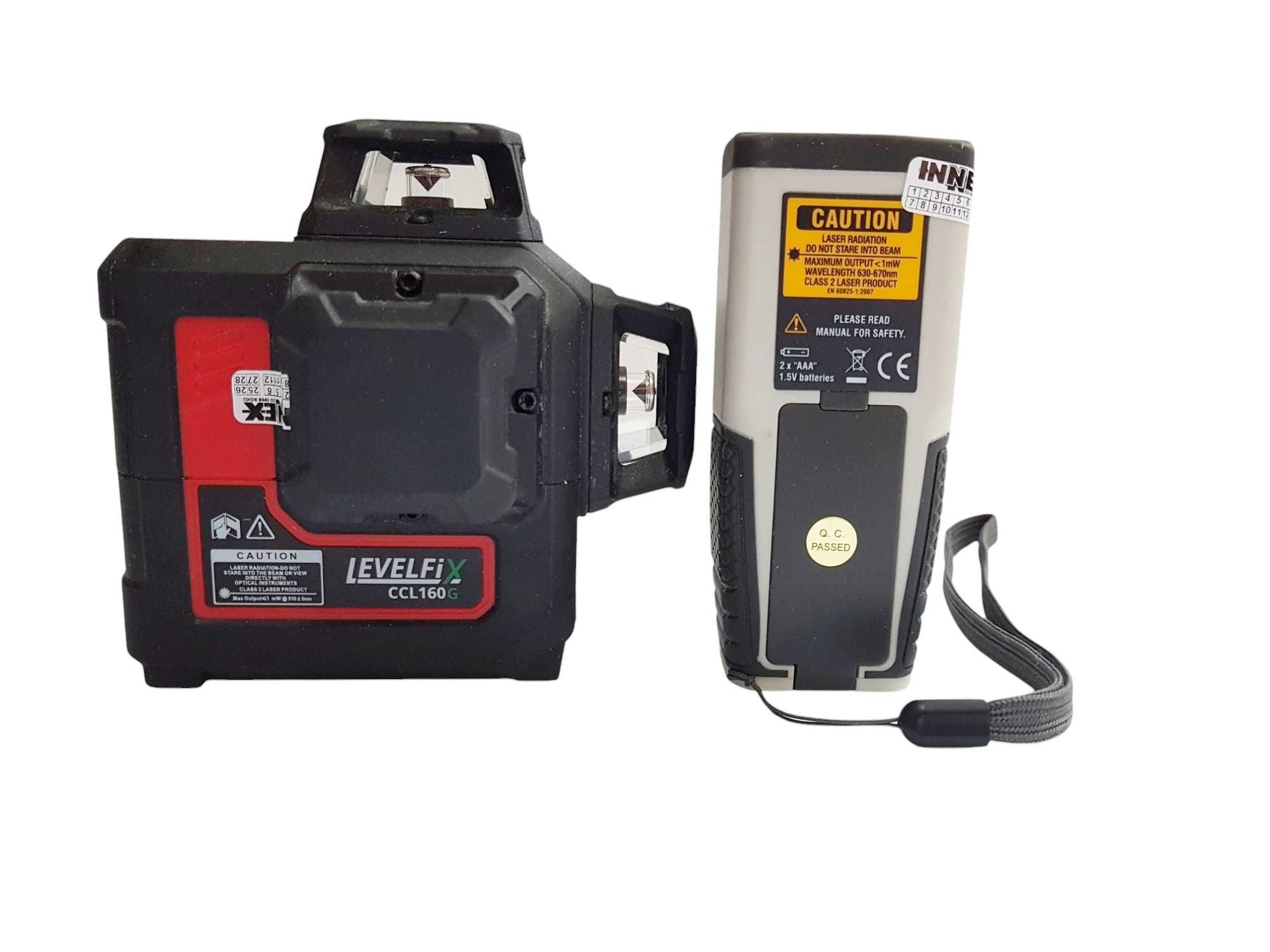 Zestaw laser Levelfix CCL160G, dalmierz Levelfix AM60