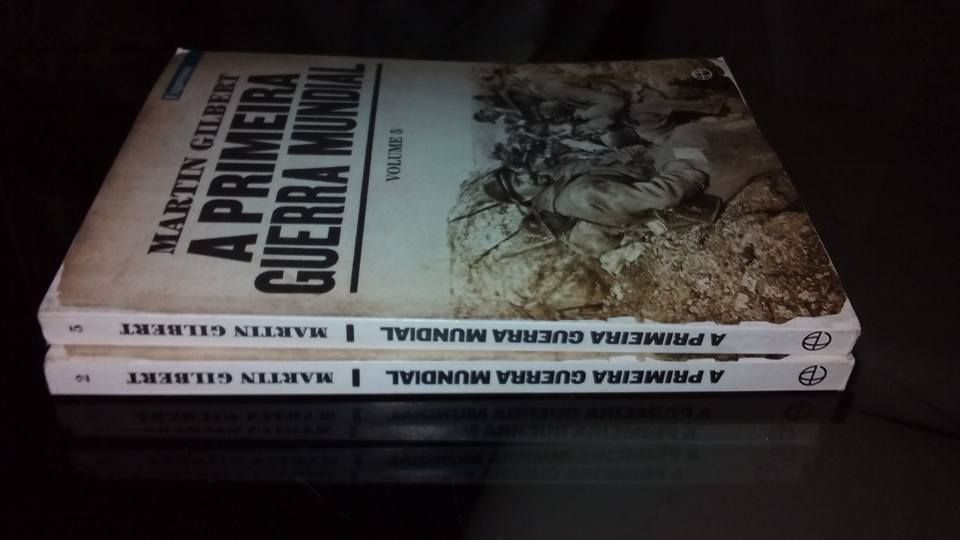 2 livros A PRIMEIRA GUERRA MUNDIAL vol. 2 e 5