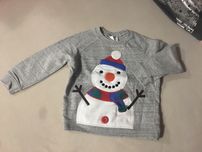 Bluza swiateczna/zimowa F&F bawelniana 80-86cm