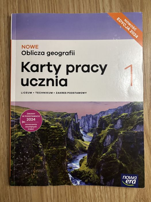 Podręczniki i karty pracy dla klasy 1 szkoły średniej