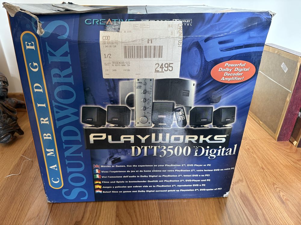 Sistema som 5.1 - Creative Playworks DTT3500 Digital