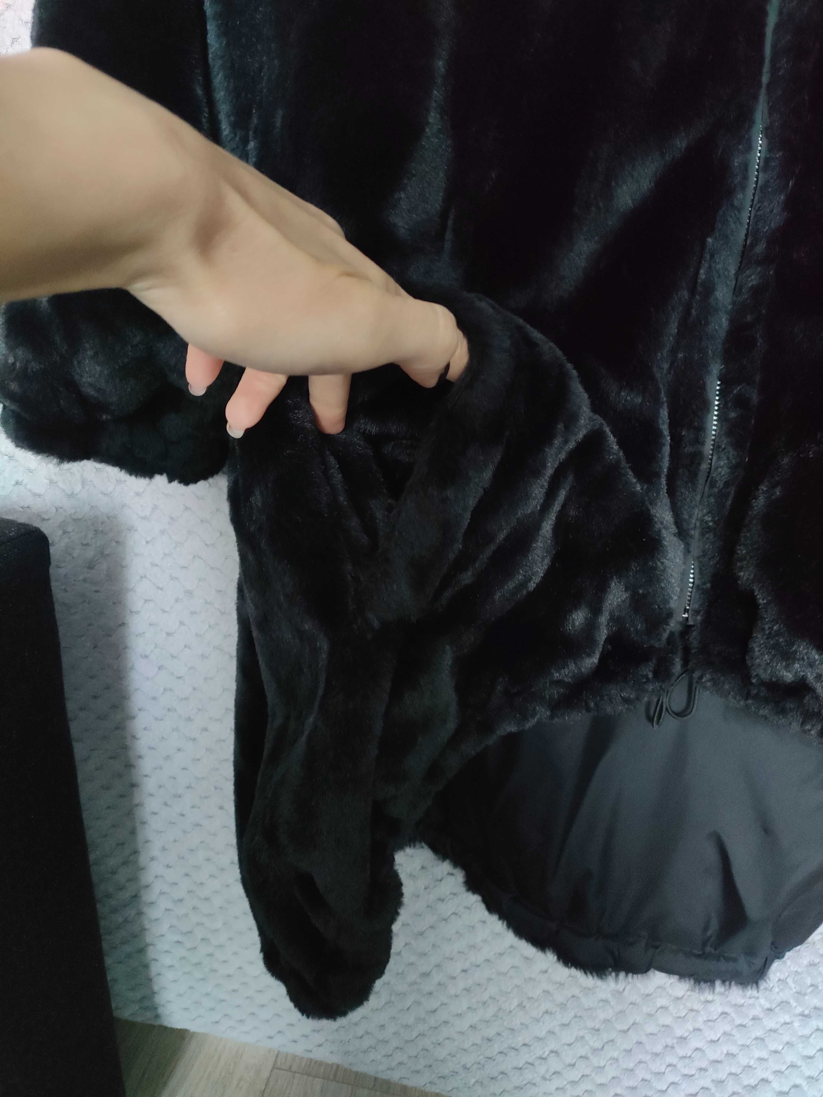 Kurtka parka futerko rozm. 38/M