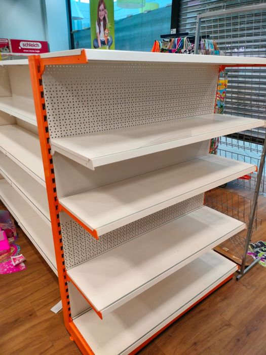 Regały sklepowe jednostronne i dwustronne Gondole Okazja FV