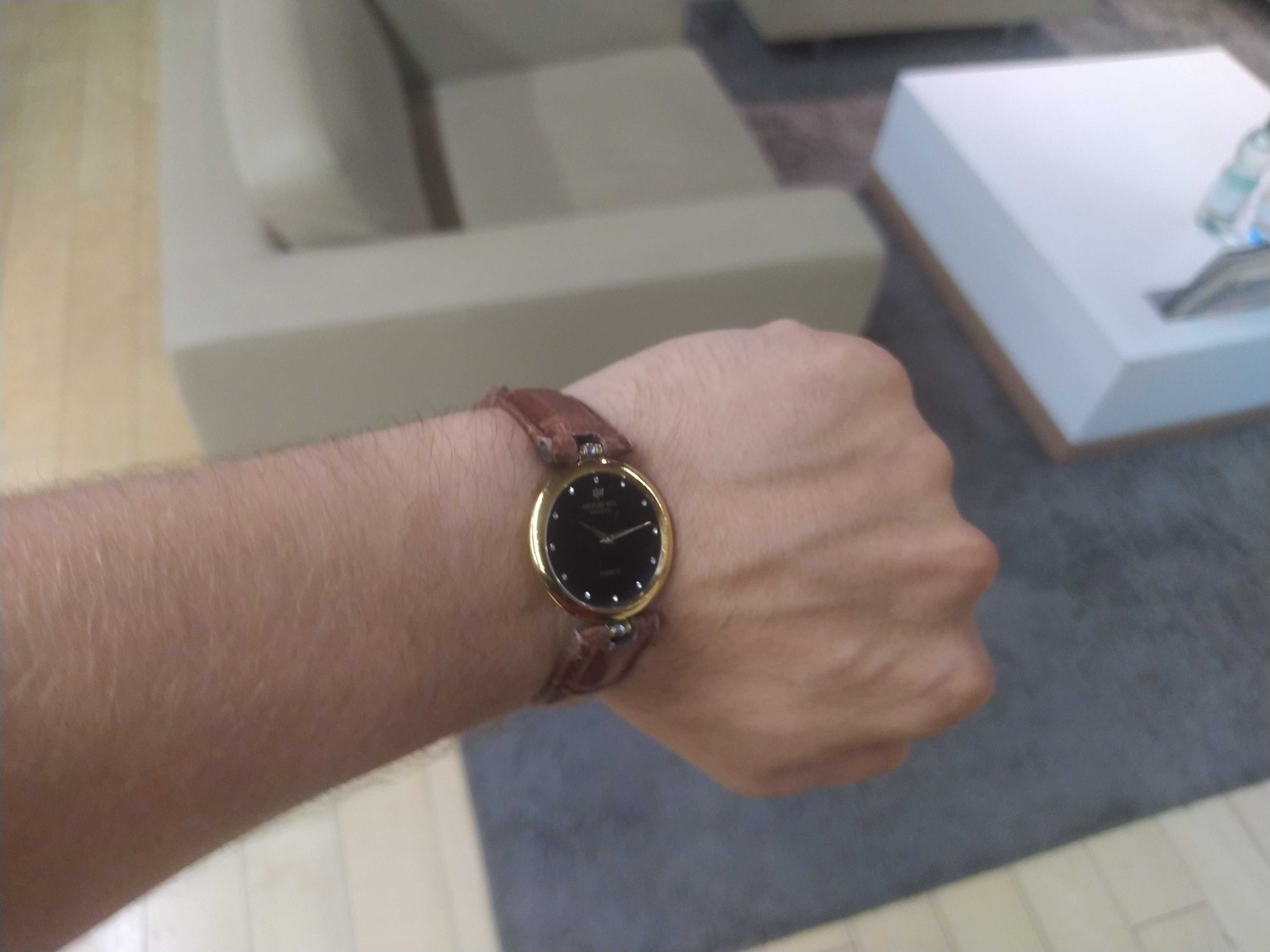 Oryginalny zegarek Raymond Weil Diamond Black ref 3703 18karat Złoco