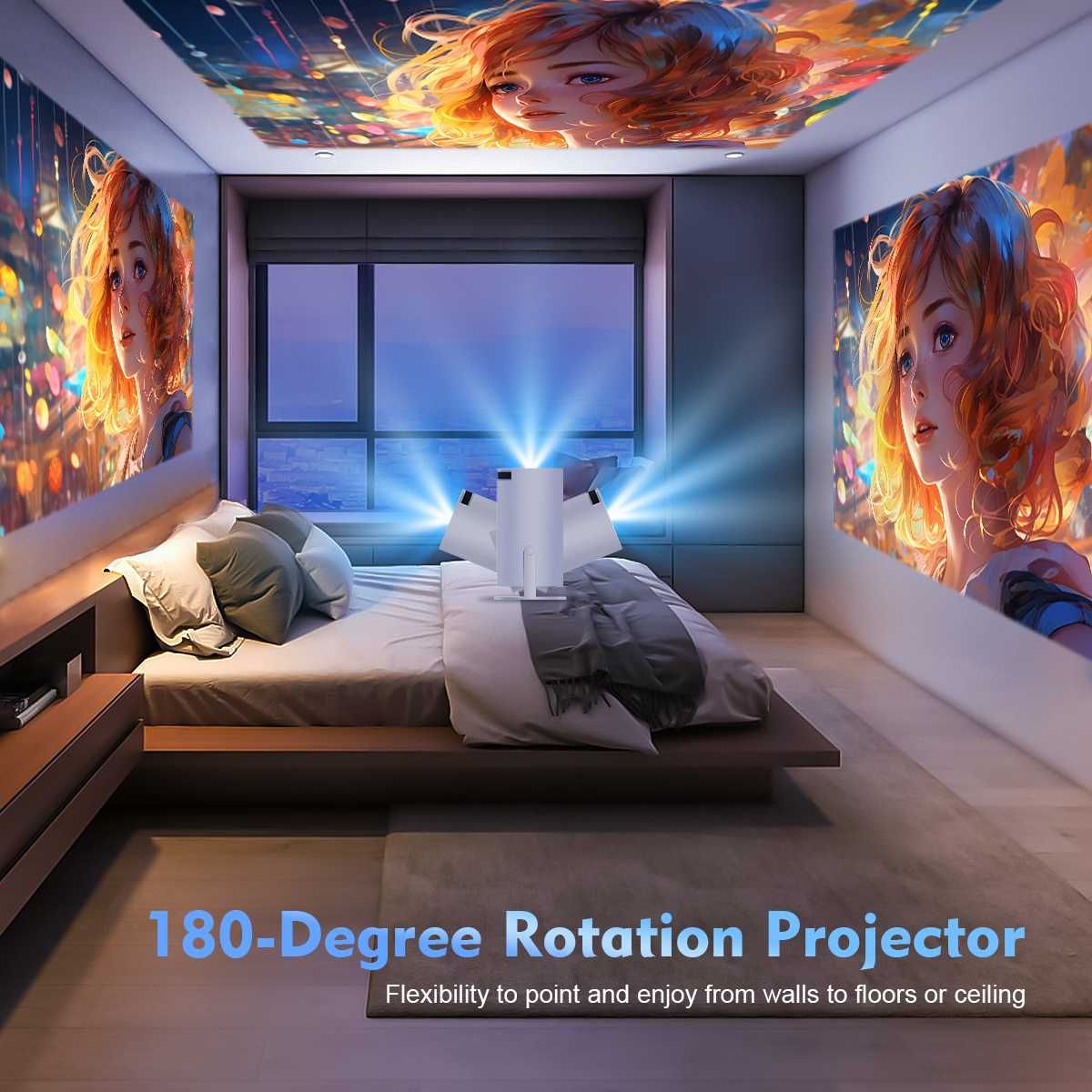 Projektor HY300 PRO WiFi 4k Smart Android TV