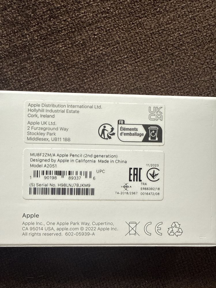 Apple Pencil 2nd Gen