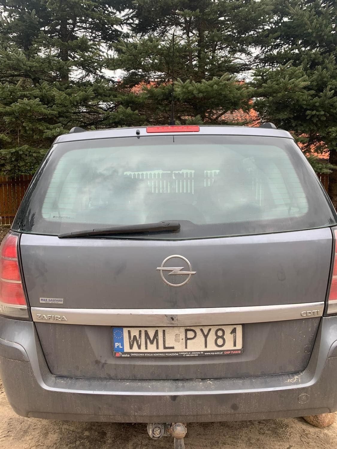 Hak kompletny opel zafira b moduł